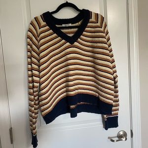 Madewell | Chunky Knit V Neck Sweater XL New